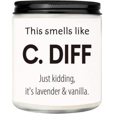 Imagem de Vela perfumada SUEHHYY Funny Nurse Gifts Lavender 200 ml