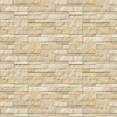 Imagem de Papel De Parede Pedra Tijolo Canjiquinha Claro Sala Adesivo