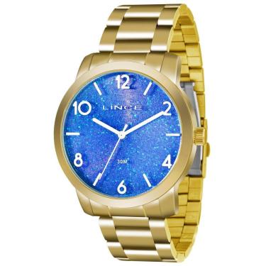 Imagem de Relógio Analógico Lince Lrg4366L D2Kx Dourado