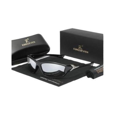Imagem de Óculos De Sol Polarizados UV400 Para Homens KINGSEVEN 2024, Anti-refle