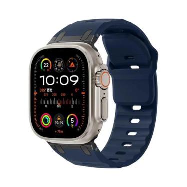 Imagem de Pulseira De Silicone Ultra Sport Para Apple Watch Series 9 8 7 SE 6 5 
