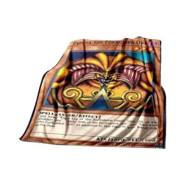 Imagem de Cobertor De Pelúcia Macio Yu Gi Oh Anime Dragão Branco De Olhos Azuis 