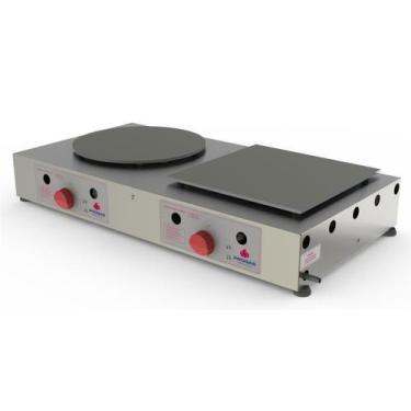 Imagem de Máquina De Crepe Francês E Tapioca A Gás Dupla Progás