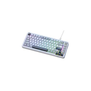 Imagem de Teclado Magnético Gamer Attack Shark X82 HE, 75%, Rapid Trigger, 8000Hz, 0.01ms, Starlight White, Branco - AS-X82HE-SL