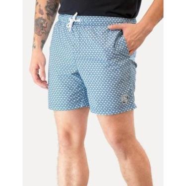 Imagem de Short Original Penguin Masculino D'Água Ethnic Print Azul-Masculino