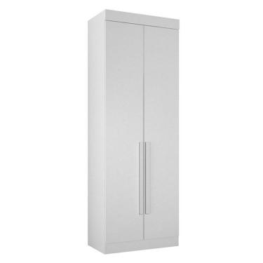Imagem de Guarda Roupa Modulado Orion 2 Portas 3 Gavetas MDF Branco Leifer Móveis