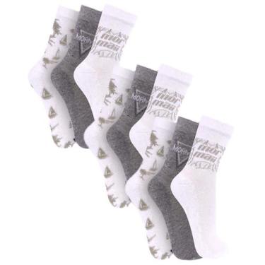 Imagem de Kit Com 9 Pares De Meias Cano Médio Masculina Mormaii, Único - 39 a 43