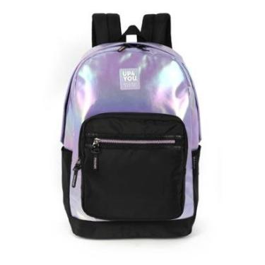 Imagem de Mochila de Costas Média Juvenil Básica Glitter Up4you-Feminino