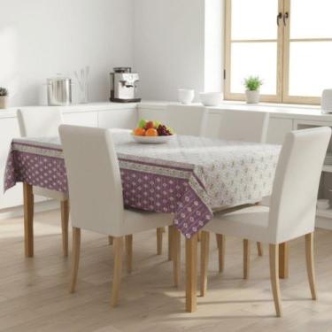 Imagem de Toalha De Mesa Elite Primavera Peça Pronta 1,38x1,38m Vinil - Plast.co