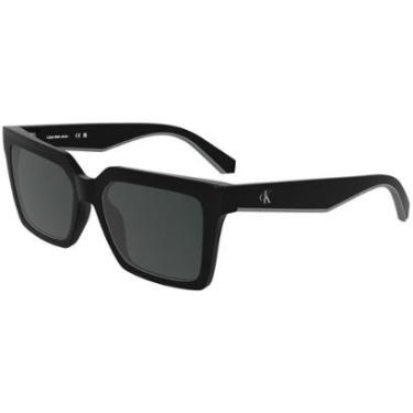 Imagem de Óculos de Sol Calvin Klein Jeans CKJ25602S N001 - Preto 54-Unissex
