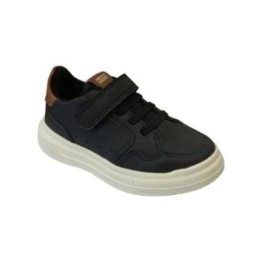 Imagem de Tênis Infantil Klin Capri Mini Preto/Marrom 355011-2-Masculino