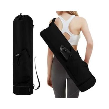 Imagem de Bolsa Multiuso Para Tapete De Yoga Com Bolso Para Garrafa De Água E Co