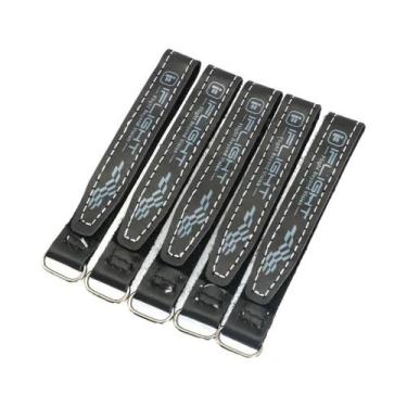 Imagem de Correia De Bateria Em Couro PU De Microfibra 5 Peças Cinto Antiderrapa