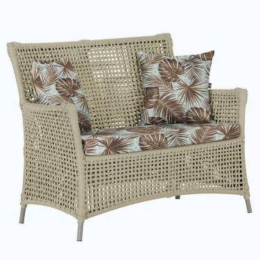 Imagem de 1 Sofá área Externa Igapó Alumínio Fendi Corda Náutica E6 Rami