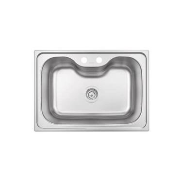 Imagem de Cuba Tramontina Morgana 60 FX Undermount em Aço Inox com Acabamento Acetinado com Válvu...