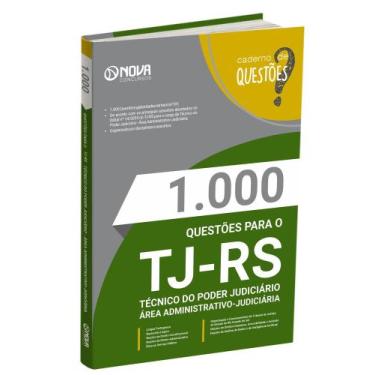 Imagem de Livro 1.000 Questões Gabaritadas para o TJ-RS - Técnico do Poder Judic
