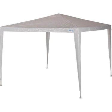 Imagem de Gazebo Ráfia Branco 3x3m - 3537 - Mor Gazebo Rafia Branco 3x3m Mor 353