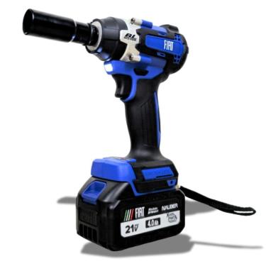 Imagem de Chave de Impacto Fiat CFT350 21V Brushless 1/2" 350Nm com 2 Baterias 4Ah e Soquetes