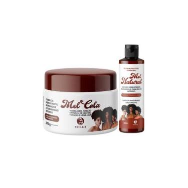 Imagem de Kit óleo mel natural 60ml + me cola 250g trihair