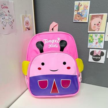 Imagem de Mochila Infantil Escolar OEM Cor:abelha 058 em Tecido Oxford 31cm X 11cm X 26cm Amarelo...