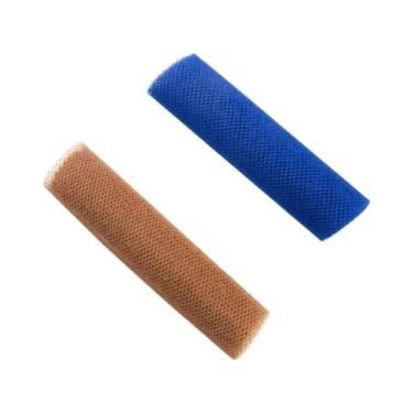 Imagem de Esponjas Esfoliantes Africanas De Dupla Face, Toalha De Banho Em Malha