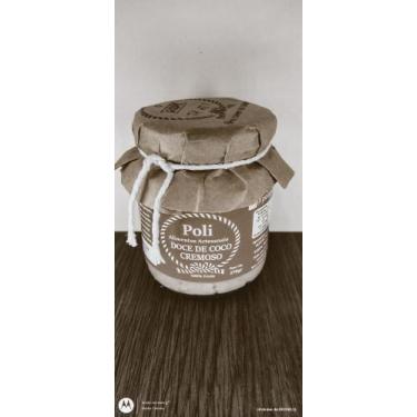 Imagem de Doce de Coco Cremoso Poli Alimentos Artesanais sem conservantes aromat