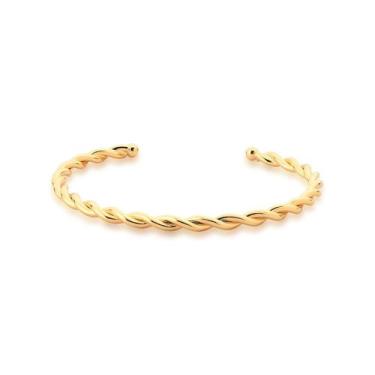 Imagem de Bracelete Aberto Banhado a Ouro Zarpellon - Pampili