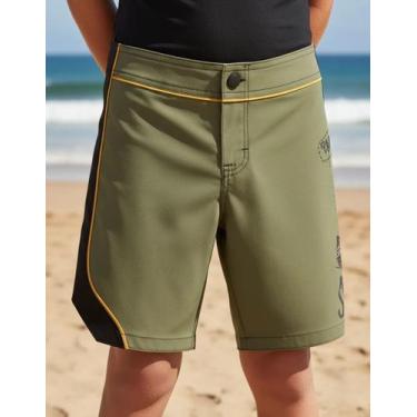 Imagem de Bermuda modelo Surf infantil nº 8 - Sty, Marrom claro, 8