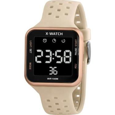 Imagem de Relógio Feminino X-Watch Original XLPPD033WPXTX Pulseira Silicone Nude