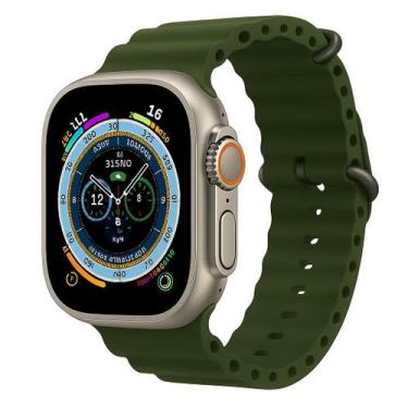 Imagem de Pulseira Oceano para Apple Watch Smartwatch 42mm 44mm 45mm 49mm Silico