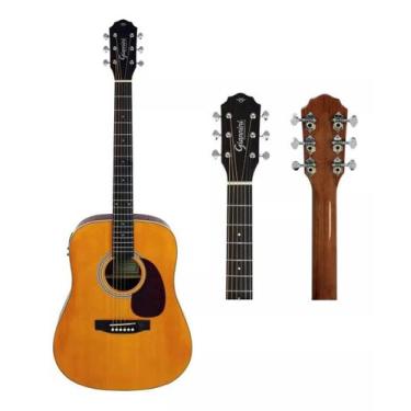 Imagem de Violão aço eletroacústico dreadnought giannini gdr-plus eq ng