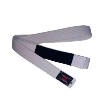Imagem de Faixa de Jiu Jitsu Kitai Branca - Adulto, A4, Branco