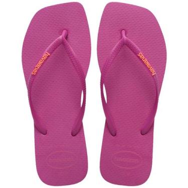 Imagem de Chinelo Havaianas Square Logo Pop Up Original, 35/36, Rs flux