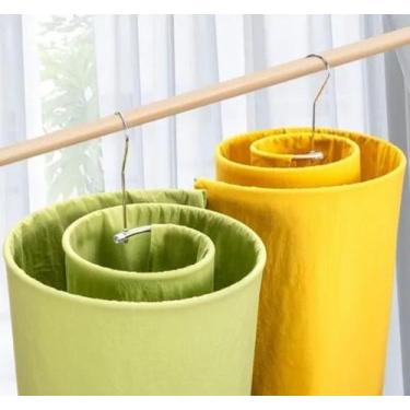 Imagem de Varal Cabide Espiral Em Aço Inox Estende Lençol Toalha 15X44CM - Clink