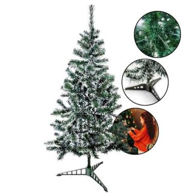 Imagem de Árvore de Natal Modelo Nevada Clássico Com 110 Galhos 120cm - 01Smart,