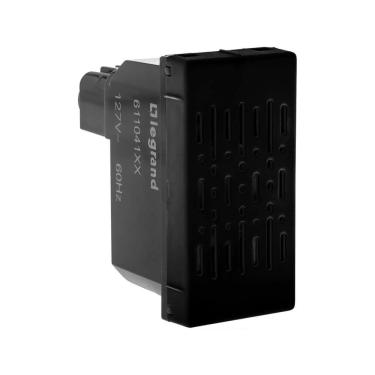 Imagem de Campainha Tipo Cigarra 110V com Cabo 81m para Residências e Estabelecimentos Preta