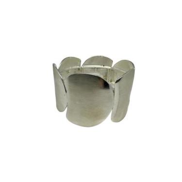 Imagem de Bracelete Meia Lua de Metal - Prata - ColorFull Acessórios