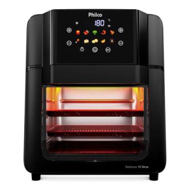 Imagem de Air Fryer Oven Philco 15L Redstone 10 Funções PAF15C, Preto, 220V