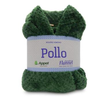 Imagem de Roupão Adulto Masculino De Microfibra Flannel Pollo Appel, P, Bronze