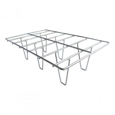 Imagem de Grelha de Frango em Aço Inox 201 Suporte Elevado Cozimento Uniforme para Churrasqueira e Forno Platinox