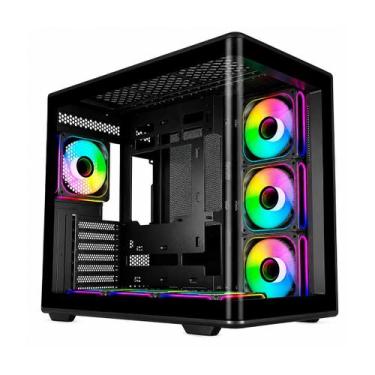 Imagem de Gabinete Gamer Cooler Master Elite 600 - Vidro Temperado - Mid-Tower -