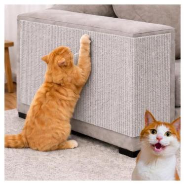 Imagem de Kit 2 Arranhadores Para Gato Protetor de Sofá 60x60cm Cinza - B-Max