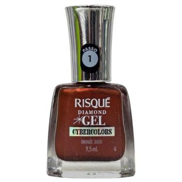 Imagem de Esmalte Risqué Diamond Gel Cybercolors Bronze 3000 9,5ml