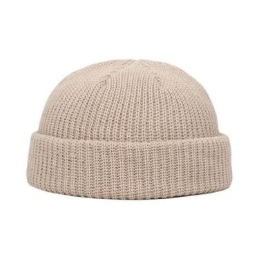 Imagem de Gorro Unissex De Lã Quente Para Inverno, Estilo Pescador, Curto, Com P