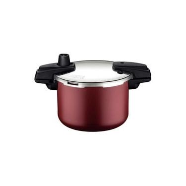 Imagem de Panela de Pressão Tramontina Arizona em Alumínio Antiaderente Starflon Max Vermelho 20 cm 4,5 L