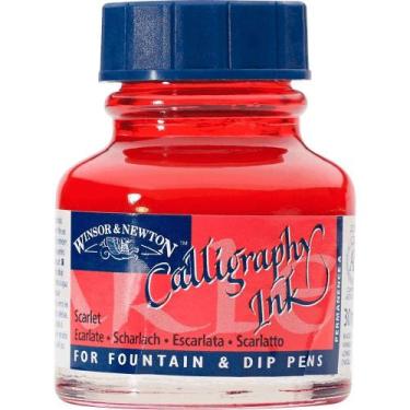 Imagem de Tinta de Caligrafia Winsor & Newton 30ml Scarlet