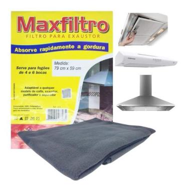 Imagem de Filtro Manta para Coifa Exaustor Depurador Tamanho Universal Retém Gor