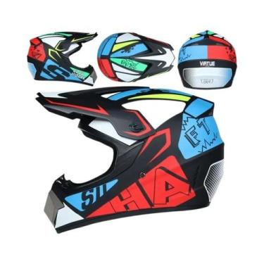 Imagem de Capacete De Moto Off-road Para Crianças, Capacete De Segurança Para Mo