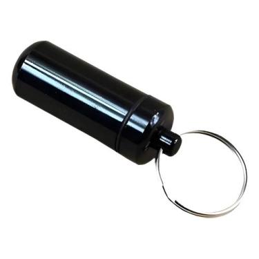 Imagem de Chaveiro Porta Remédios Pill Box - Alumínio Preto Edc Preto - Arena