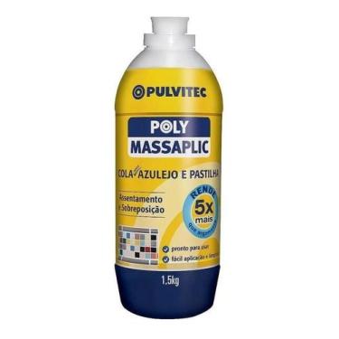 Imagem de Polyfort Massaplic Cola Revestimento 1.5kg Assenta PVA Azule - Congrat